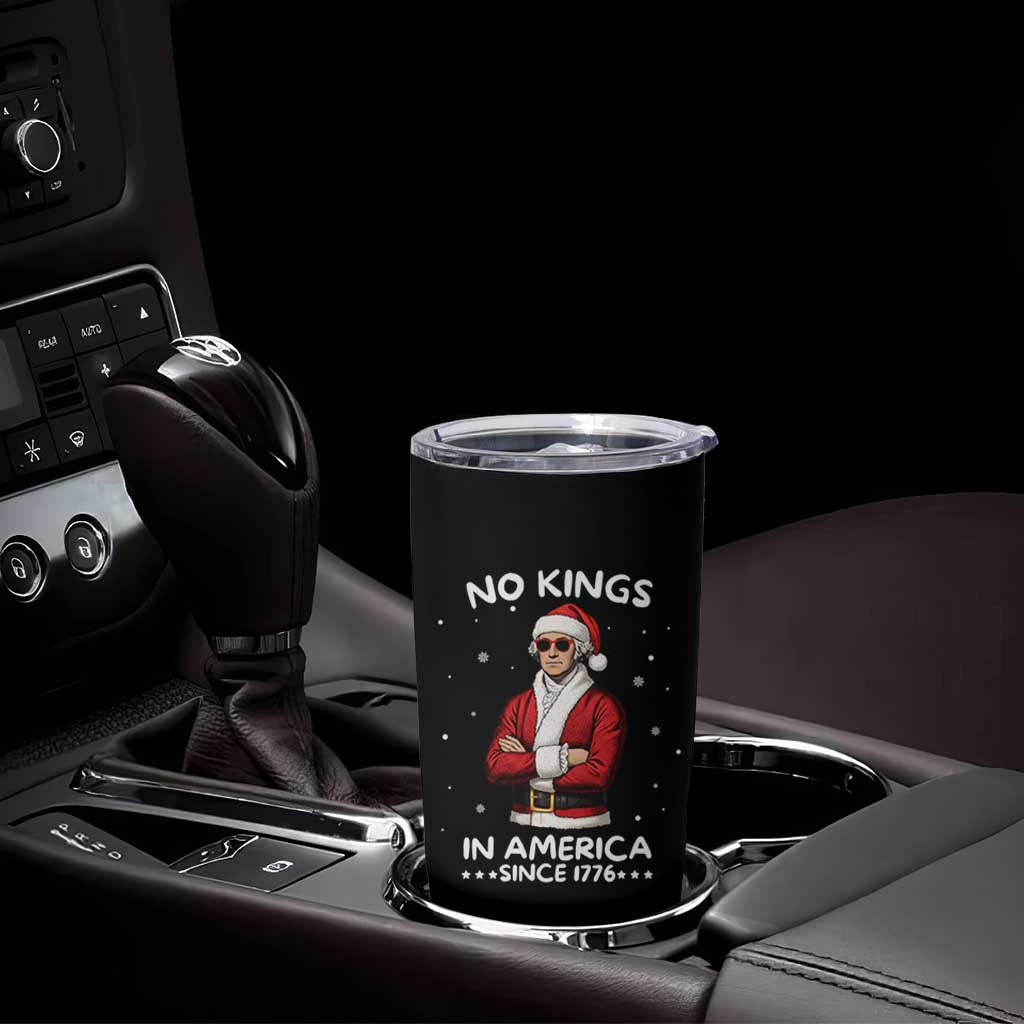 Funny Merry No Kings Since 1776 George Washington Tumbler Cup Christmas Gift - Wonder Print Shop