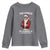 Funny Merry No Kings Since 1776 George Washington Youth Sweatshirt Christmas Gift - Wonder Print Shop