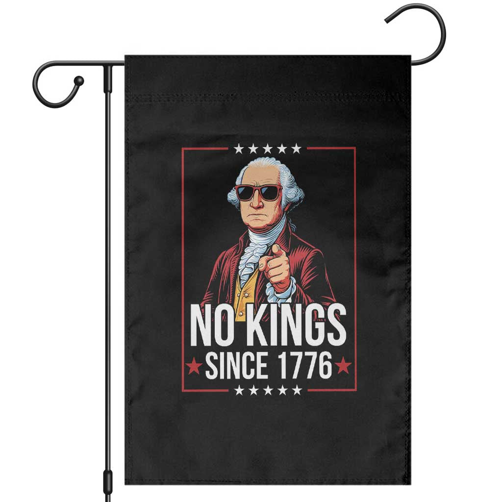 Funny George Washington No Kings 1776 Meme Vintage Gift Garden Flag - Wonder Print Shop