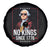 Funny George Washington No Kings 1776 Meme Vintage Gift Spare Tire Cover - Wonder Print Shop