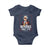 Funny George Washington No Kings 1776 Meme Vintage Gift Baby Onesie - Wonder Print Shop