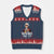 Funny George Washington No Kings 1776 Meme Vintage Gift V-Neck Knit Sweater Vest - Wonder Print Shop