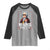 Funny George Washington No Kings 1776 Meme Vintage Gift Raglan Shirt - Wonder Print Shop