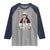 Funny George Washington No Kings 1776 Meme Vintage Gift Raglan Shirt - Wonder Print Shop