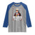 Funny George Washington No Kings 1776 Meme Vintage Gift Raglan Shirt - Wonder Print Shop