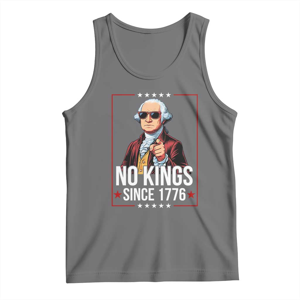 Funny George Washington No Kings 1776 Meme Vintage Gift Tank Top - Wonder Print Shop