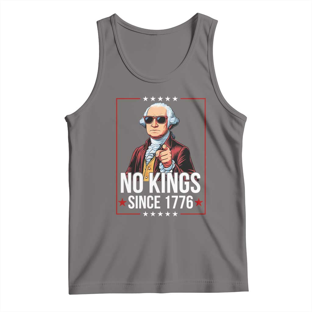 Funny George Washington No Kings 1776 Meme Vintage Gift Tank Top - Wonder Print Shop