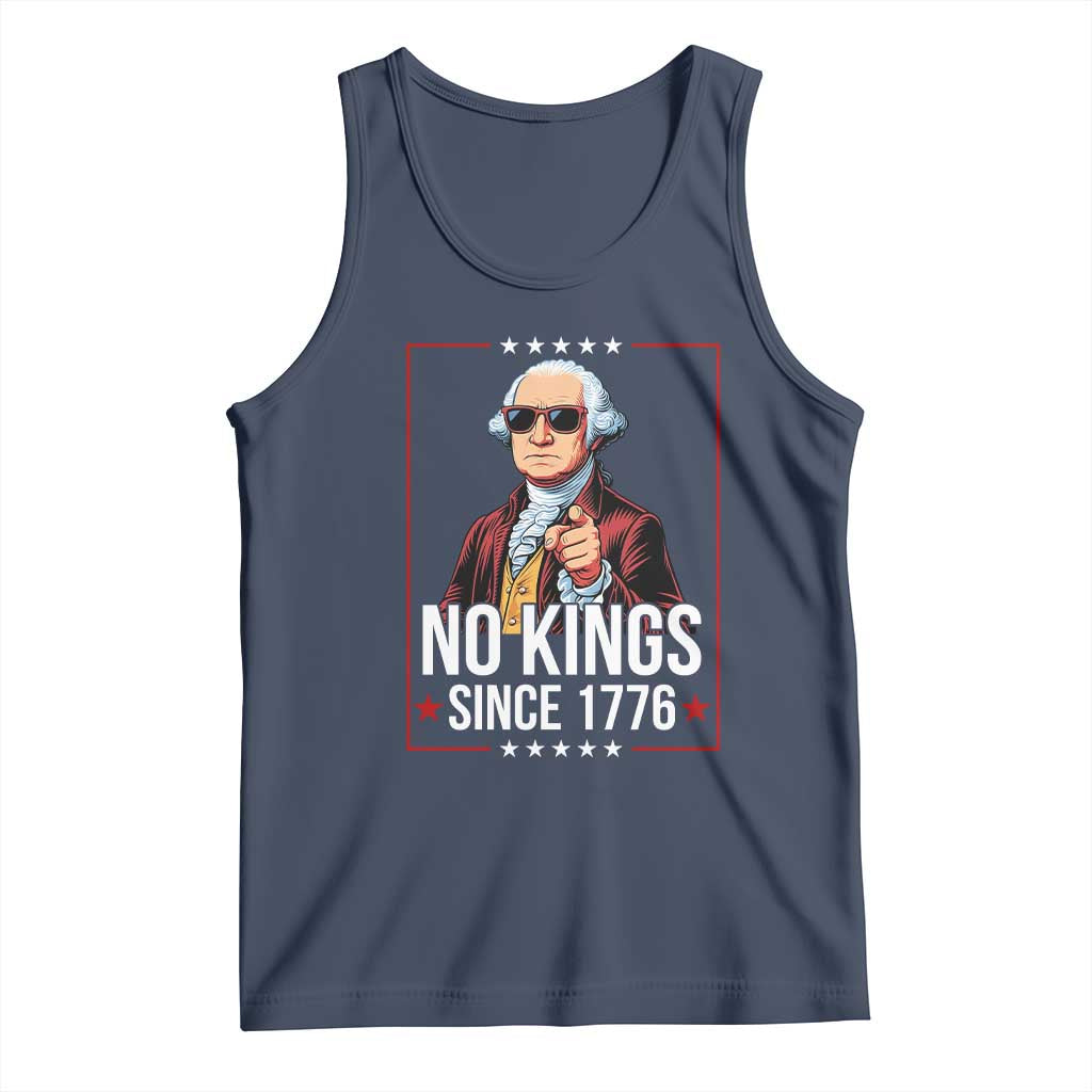 Funny George Washington No Kings 1776 Meme Vintage Gift Tank Top - Wonder Print Shop