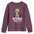 Funny George Washington No Kings 1776 Meme Vintage Gift Youth Sweatshirt - Wonder Print Shop