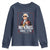 Funny George Washington No Kings 1776 Meme Vintage Gift Youth Sweatshirt - Wonder Print Shop