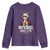 Funny George Washington No Kings 1776 Meme Vintage Gift Youth Sweatshirt - Wonder Print Shop