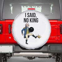 George Washington Kicking Crown Spare Tire Cover Funny No Kings Meme Gift - Wonder Print Shop