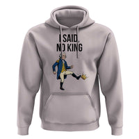 George Washington Kicking Crown Hoodie Funny No Kings Meme Gift - Wonder Print Shop