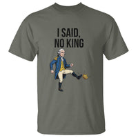 George Washington Kicking Crown T Shirt Funny No Kings Meme Gift - Wonder Print Shop