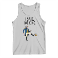 George Washington Kicking Crown Tank Top Funny No Kings Meme Gift - Wonder Print Shop