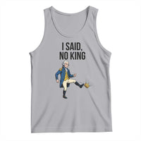 George Washington Kicking Crown Tank Top Funny No Kings Meme Gift - Wonder Print Shop
