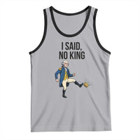 George Washington Kicking Crown Tank Top Funny No Kings Meme Gift - Wonder Print Shop