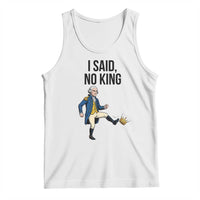 George Washington Kicking Crown Tank Top Funny No Kings Meme Gift - Wonder Print Shop