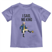 George Washington Kicking Crown Toddler T Shirt Funny No Kings Meme Gift - Wonder Print Shop