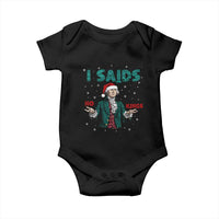 Funny George Washington I Said No Kings Baby Onesie Christmas Patriotic Gift - Wonder Print Shop