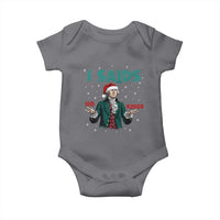 Funny George Washington I Said No Kings Baby Onesie Christmas Patriotic Gift - Wonder Print Shop