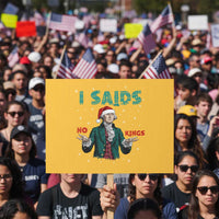 Funny George Washington I Said No Kings Protest Sign Christmas Patriotic Gift - Wonder Print Shop