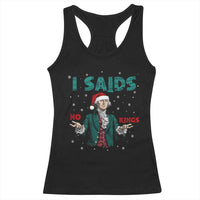 Funny George Washington I Said No Kings Racerback Tank Top Christmas Patriotic Gift - Wonder Print Shop