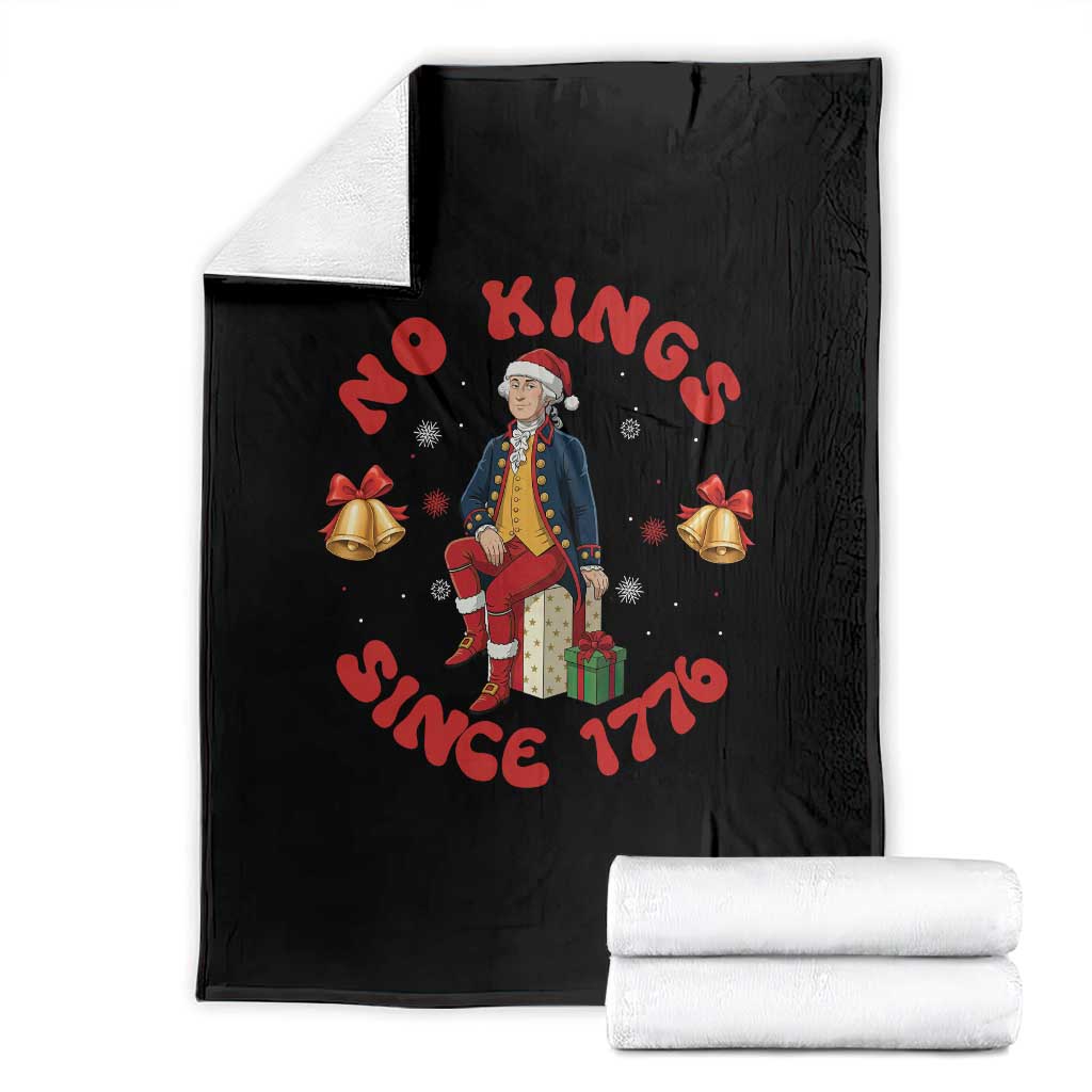George Washington No Kings Since 1776 Throw Blanket Christmas Gift Idea - Wonder Print Shop
