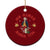 George Washington No Kings Since 1776 Ceramic Ornament Xmas Gift Idea - Wonder Print Shop