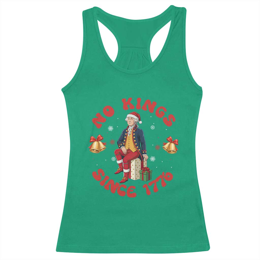 George Washington No Kings Since 1776 Racerback Tank Top Christmas Gift Idea - Wonder Print Shop