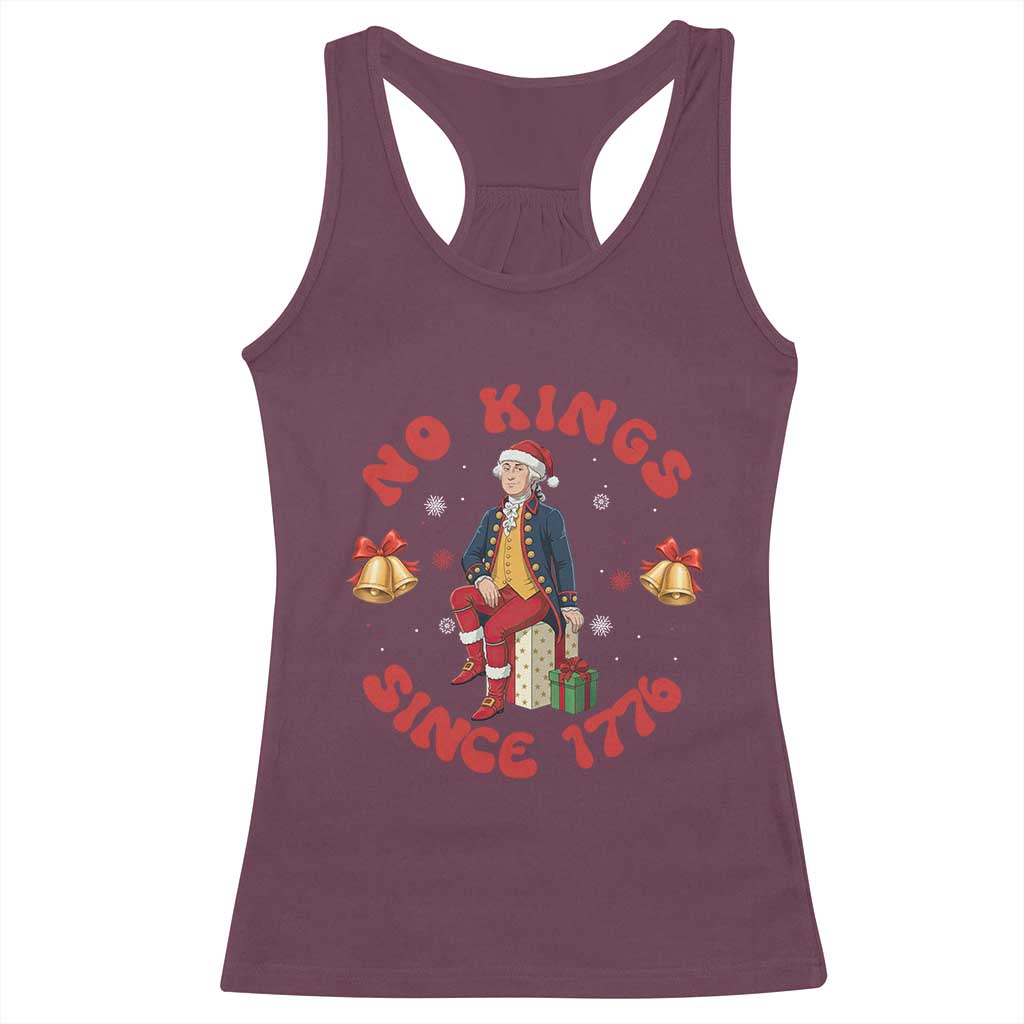 George Washington No Kings Since 1776 Racerback Tank Top Christmas Gift Idea - Wonder Print Shop
