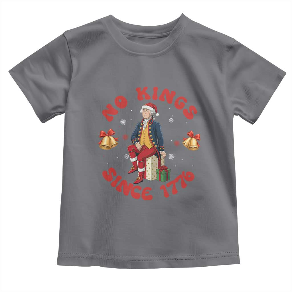 George Washington No Kings Since 1776 Toddler T Shirt Christmas Gift Idea - Wonder Print Shop