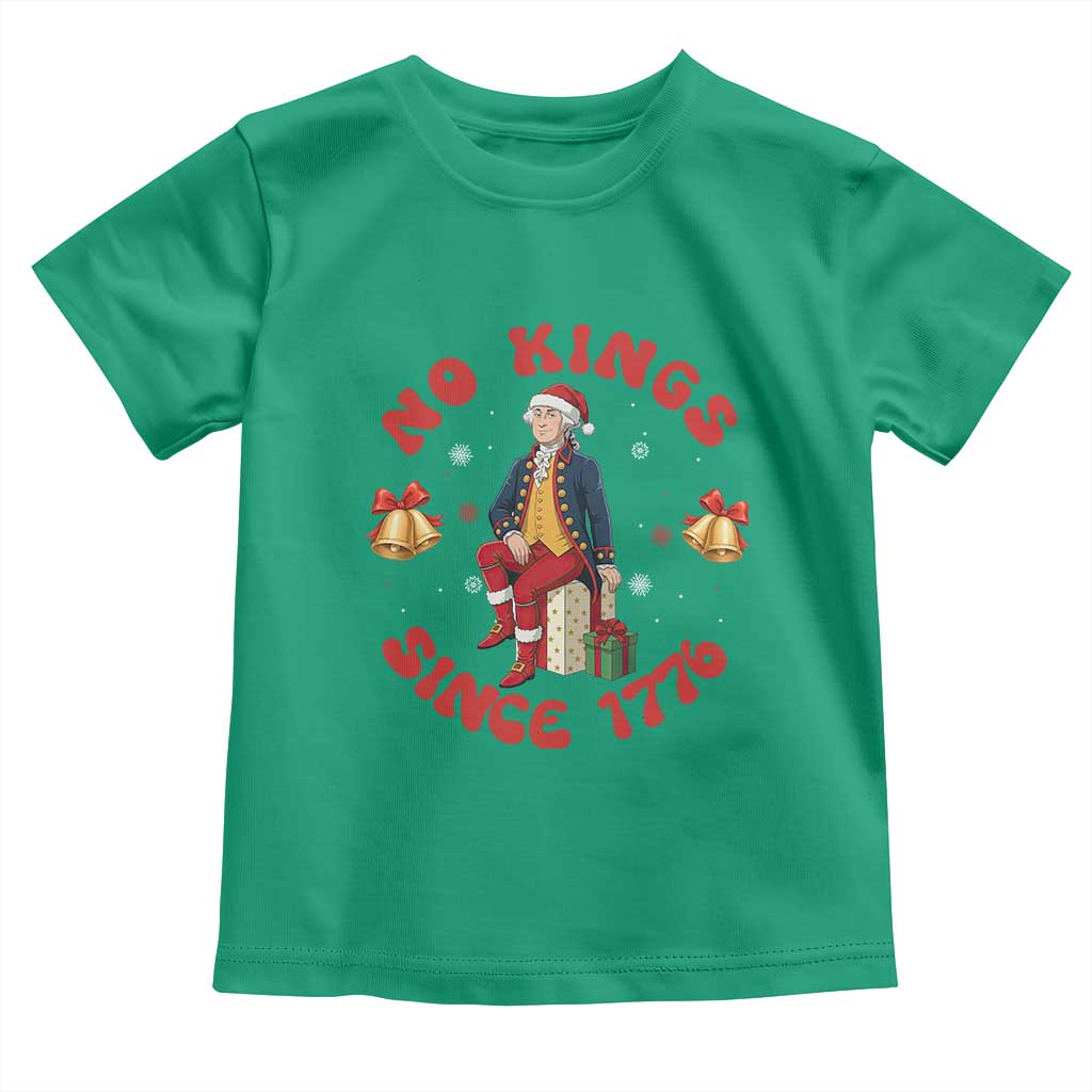 George Washington No Kings Since 1776 Toddler T Shirt Christmas Gift Idea - Wonder Print Shop