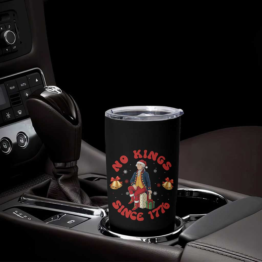George Washington No Kings Since 1776 Tumbler Cup Christmas Gift Idea - Wonder Print Shop
