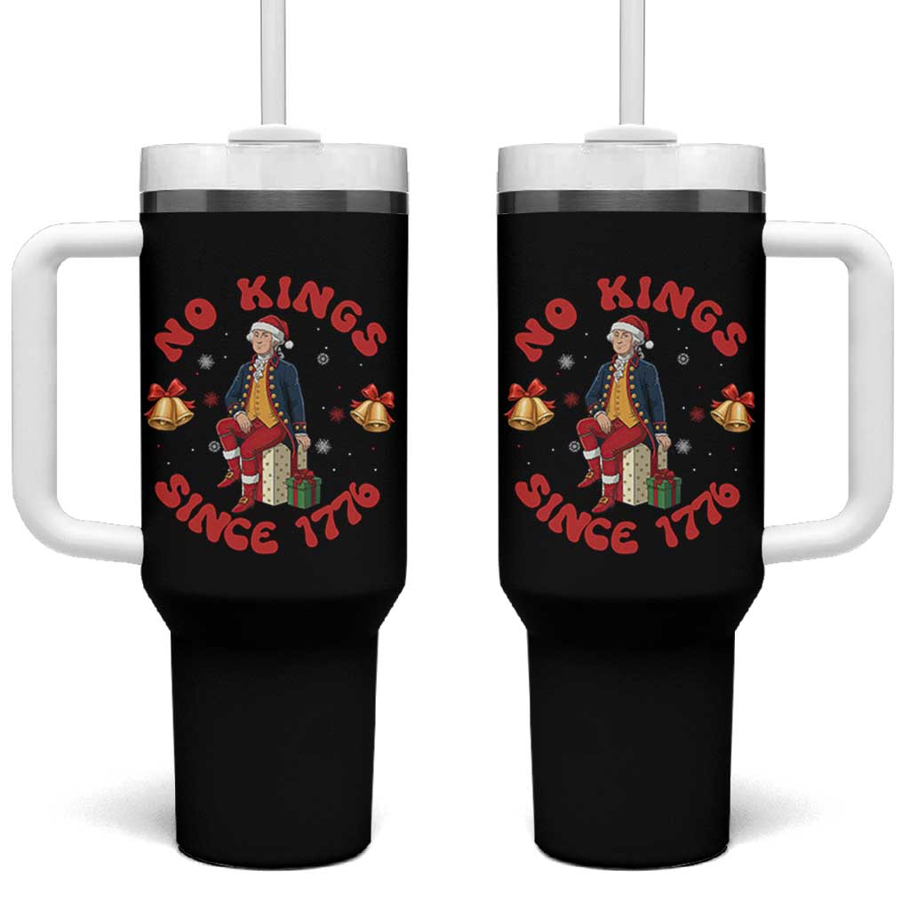 George Washington No Kings Since 1776 Tumbler With Handle Christmas Gift Idea - Wonder Print Shop