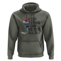 Keep Trying I Can Do This All Day Hoodie Ice Hockey Helmet Christmas Gift - Wonder Print Shop