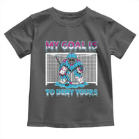 My Goal Is To Deny Yours Toddler T Shirt Goalie Hockey Drip Art Gift - Wonder Print Shop