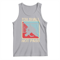 Ice Hockey Goalie Vintage Retro Gift Tank Top You Shall Not Pass - Wonder Print Shop