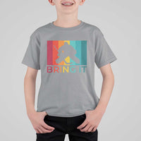 Vintage Ice Hockey Goalie T Shirt For Kid Bring It Quote Gift For Fan - Wonder Print Shop