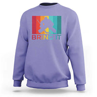 Vintage Ice Hockey Goalie Sweatshirt Bring It Quote Gift For Fan - Wonder Print Shop