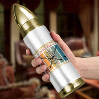 Retro Ice Hockey Player Bullet Tumbler Funny Never Underestimate An Old Man - Wonder Print Shop