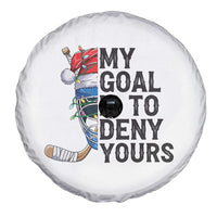 My Goal Is To Deny Yours Spare Tire Cover Ice Hockey Helmet Christmas Gift - Wonder Print Shop