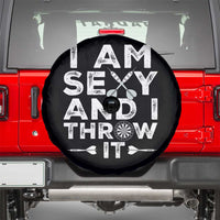 Funny Sexy Dart Player Joke Spare Tire Cover I Am Sexy And I Throw It - Wonder Print Shop