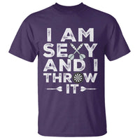Funny Sexy Dart Player Joke T Shirt I Am Sexy And I Throw It - Wonder Print Shop