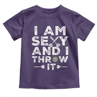 Funny Sexy Dart Player Joke Toddler T Shirt I Am Sexy And I Throw It - Wonder Print Shop