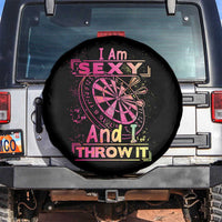 I Am Sexy And I Throw It Spare Tire Cover Sexy Dart Player Gift - Wonder Print Shop