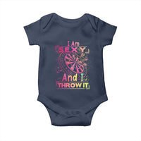 I Am Sexy And I Throw It Baby Onesie Sexy Dart Player Gift - Wonder Print Shop