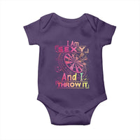 I Am Sexy And I Throw It Baby Onesie Sexy Dart Player Gift - Wonder Print Shop