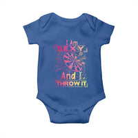 I Am Sexy And I Throw It Baby Onesie Sexy Dart Player Gift - Wonder Print Shop