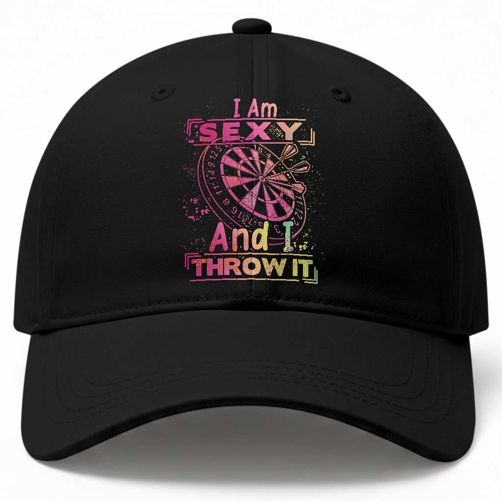 I Am Sexy And I Throw It Baseball Cap Sexy Dart Player Gift